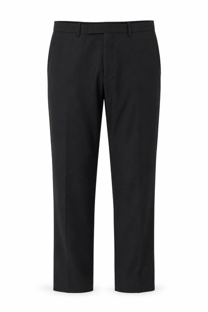 Mens UK Size S Topman Regular Fit Dress Pants Black Trousers
