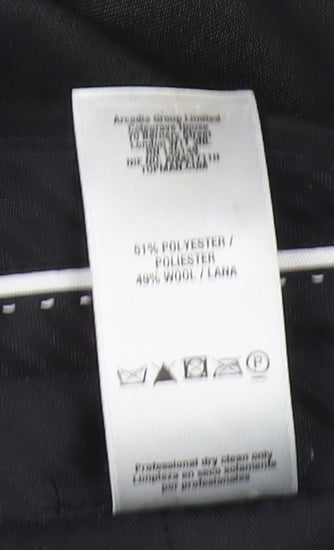 Topman Men's Black Dress Pants, Size S, Formal