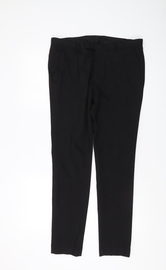 ASOS Men's Black Slim Trousers, Size 33