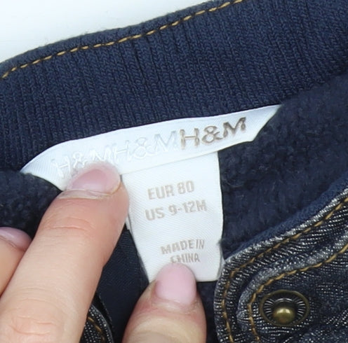 H&M Unisex Baby Grey Puffer Vest 12 Months Casual Sleeveless
