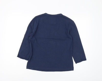 Womens UK Size 8 Superdry Blue Basic T-Shirt