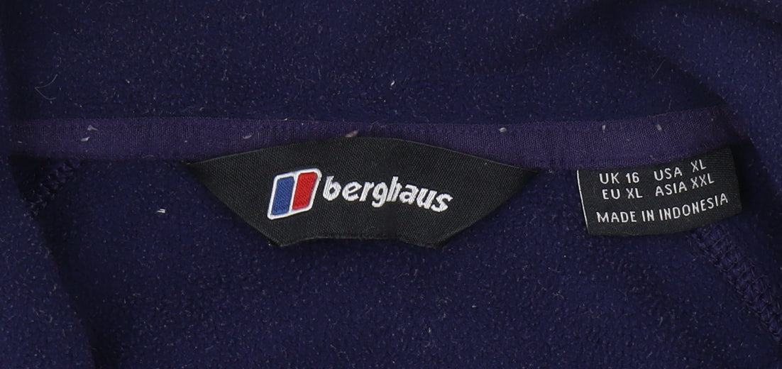 Berghaus Women's Blue Pullover Sweatshirt, Size XL