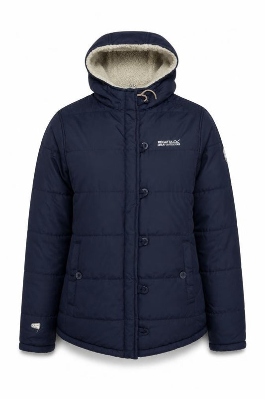 Womens UK Size 12 Regatta Great Outdoors Blue Puffer Jacket