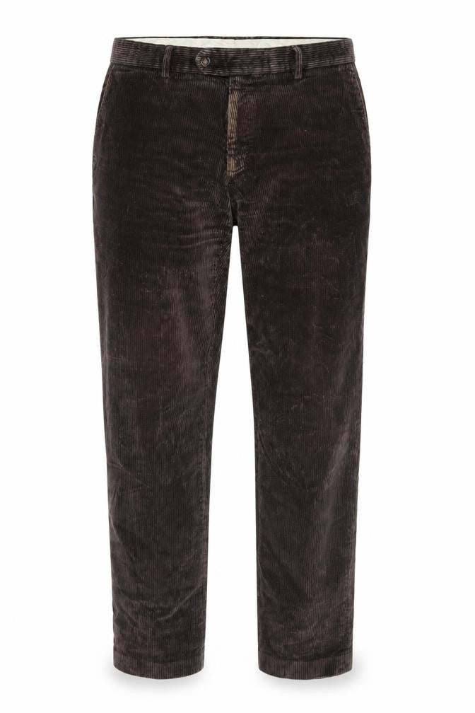 Mens UK Size 36R John Lewis Regular Fit Dress Pants Brown Trousers