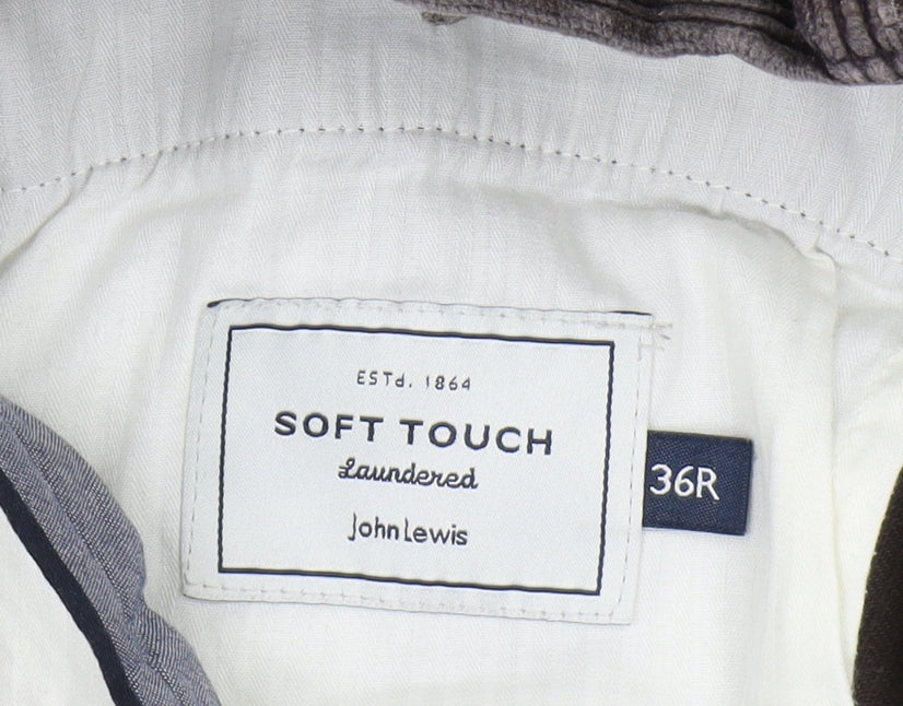 John Lewis Men's Brown Corduroy Dress Pants 36R