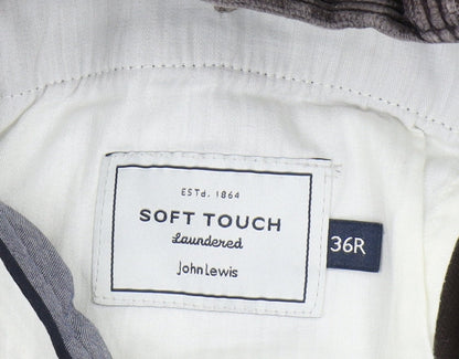 John Lewis Men's Brown Corduroy Dress Pants 36R