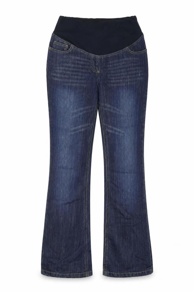 Womens UK Size 10 JoJo Maman Bébé Regular Fit Bootcut Blue Jeans