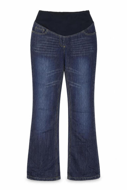 Womens UK Size 10 JoJo Maman Bébé Regular Fit Bootcut Blue Jeans