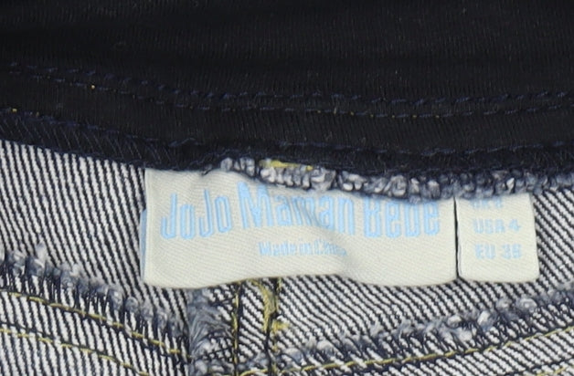 Womens UK Size 10 JoJo Maman Bébé Regular Fit Bootcut Blue Jeans