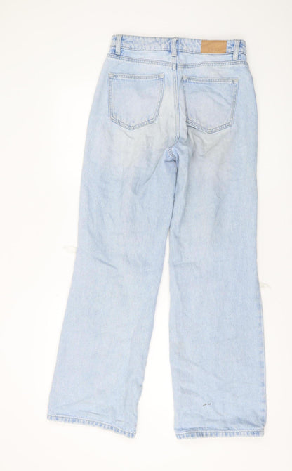 Womens UK Size M Stradivarius Regular Fit Straight Blue Jeans
