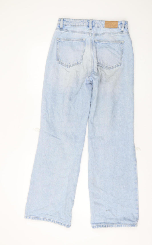 Womens UK Size M Stradivarius Regular Fit Straight Blue Jeans