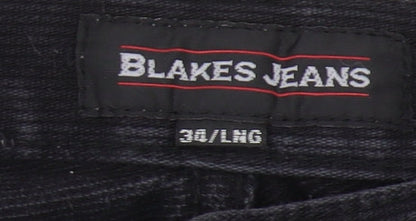 Blakes Jeans Men's Black Corduroy Trousers, Size M