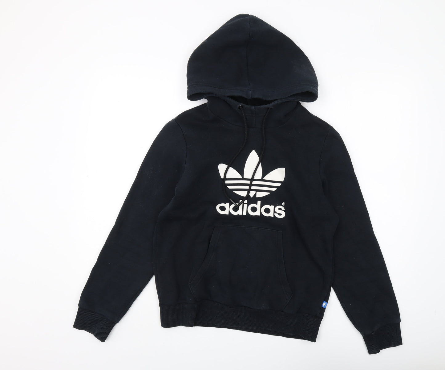 Adidas Unisex Black Hoodie Size 10 Pullover Graphic