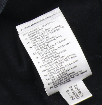 Adidas Unisex Black Hoodie Size 10 Pullover Graphic