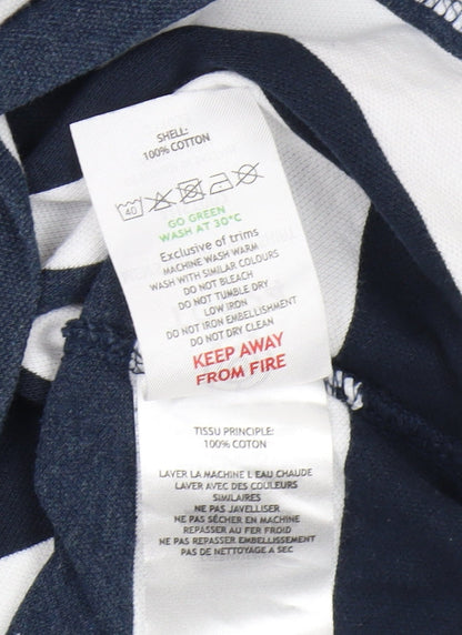 TOG24 Men's Multicoloured XL Striped Polo Shirt