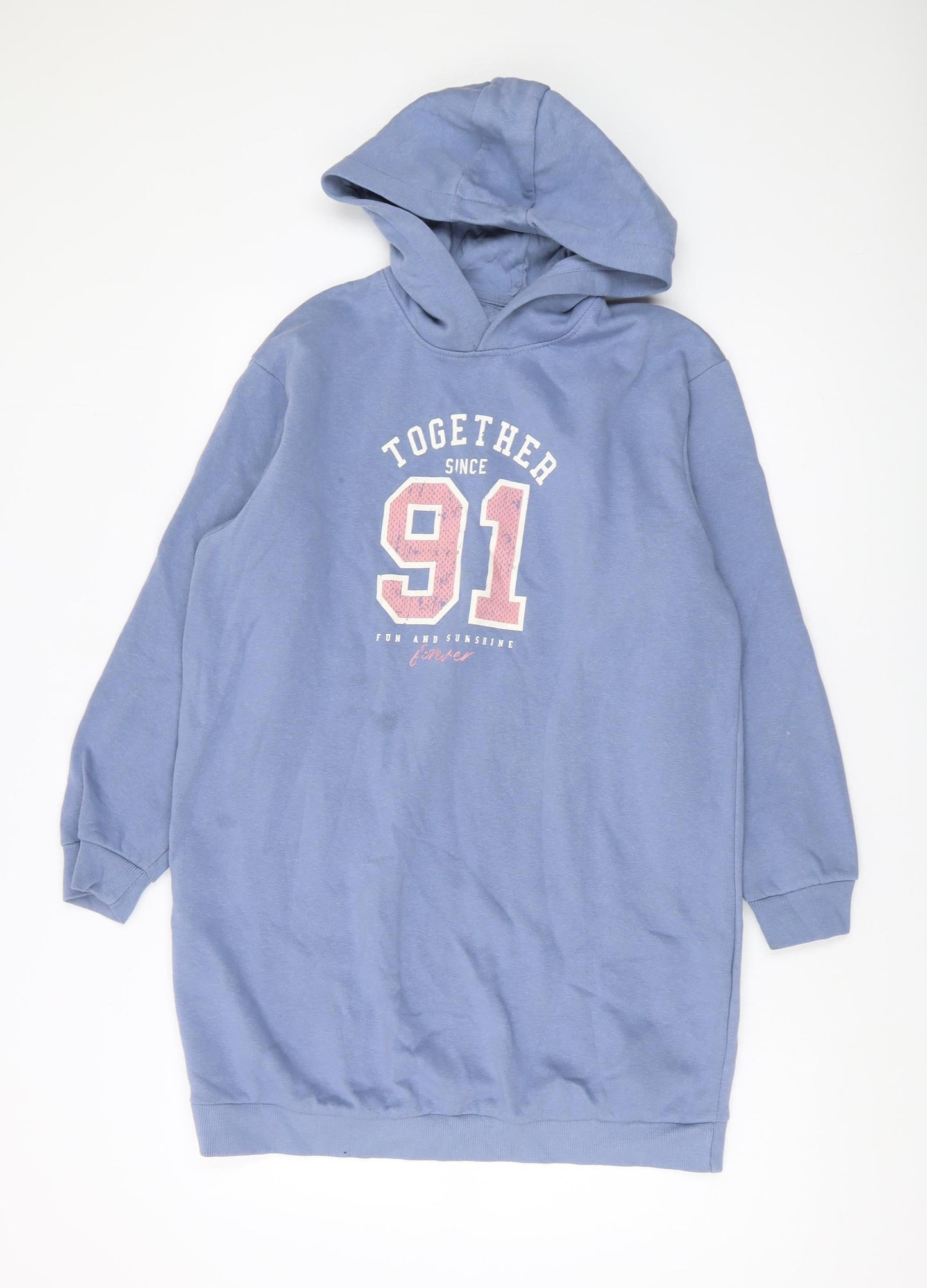 Esmara Women's Blue Pullover Hoodie, Size 12/14