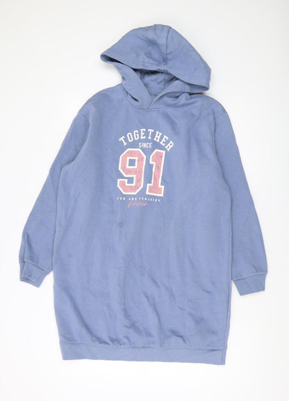 Esmara Women's Blue Pullover Hoodie, Size 12/14