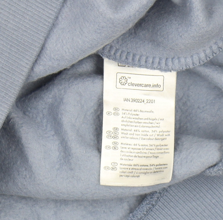 Esmara Women's Blue Pullover Hoodie, Size 12/14