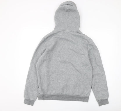 Mens UK Size S PUMA Grey Pullover Hoodie