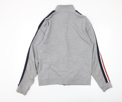 U.S. Polo Assn. Men's Grey Full Zip Sweatshirt M