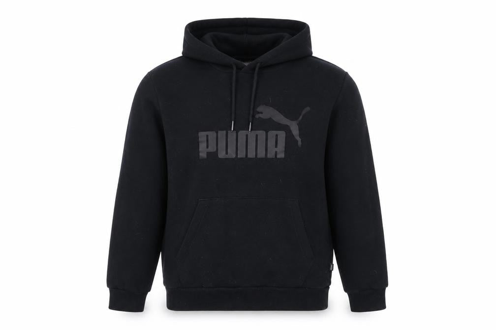 Mens UK Size S PUMA Black Pullover Hoodie