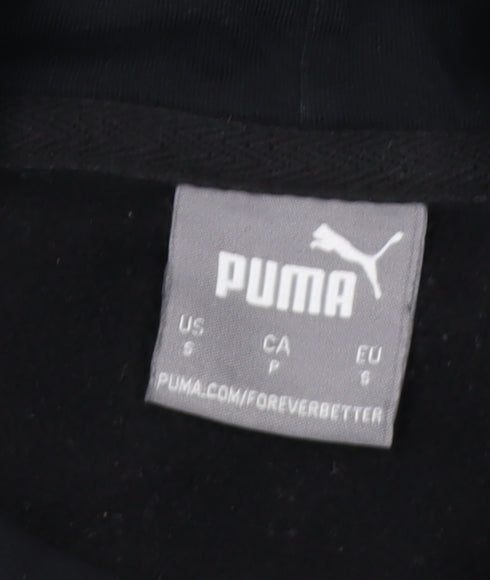 Mens UK Size S PUMA Black Pullover Hoodie