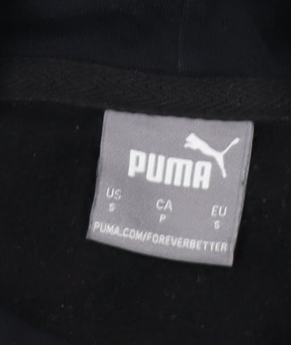 Mens UK Size S PUMA Black Pullover Hoodie