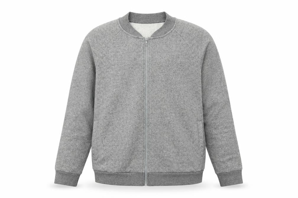 Mens UK Size M Topman Grey Full Zip Sweatshirt