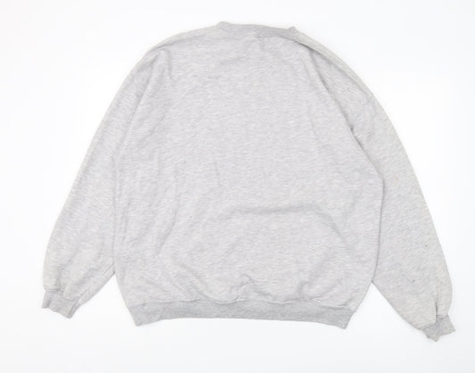 Unisex Adults UK Size M Keith Haring Grey Pullover Sweatshirt