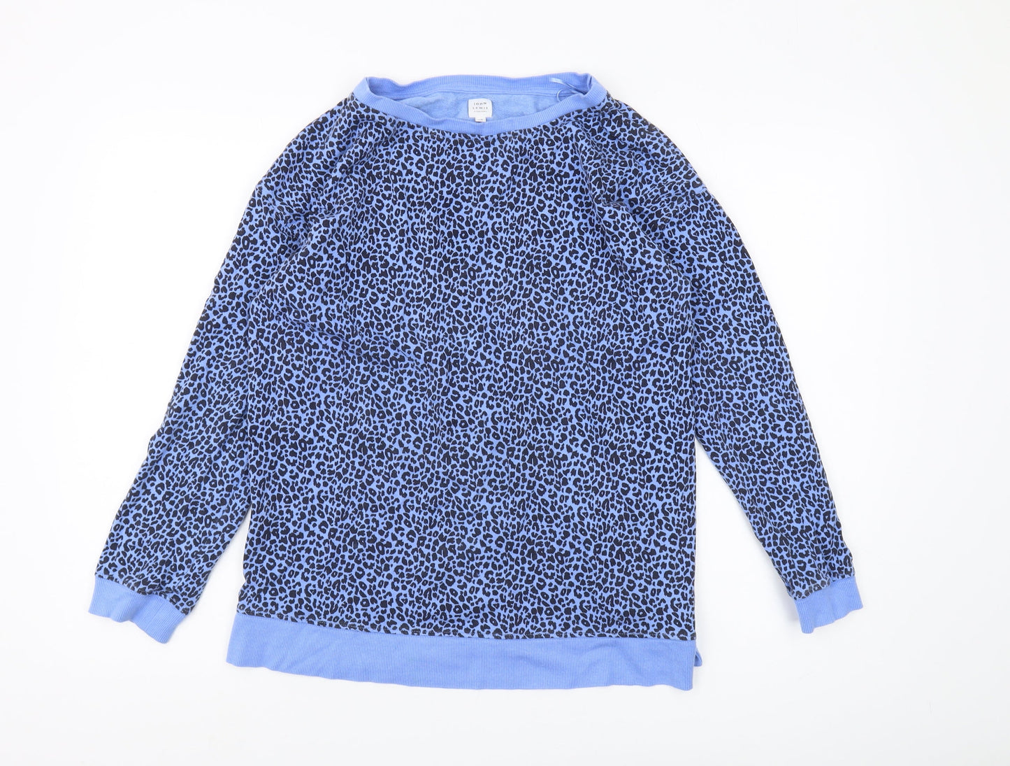 Womens UK Size 10 John Lewis & Partners Blue Pullover Sweatshirt