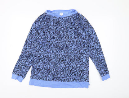 Womens UK Size 10 John Lewis & Partners Blue Pullover Sweatshirt