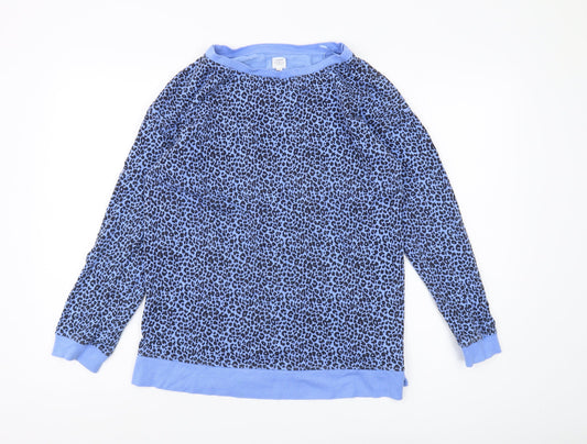 Womens UK Size 10 John Lewis & Partners Blue Pullover Sweatshirt