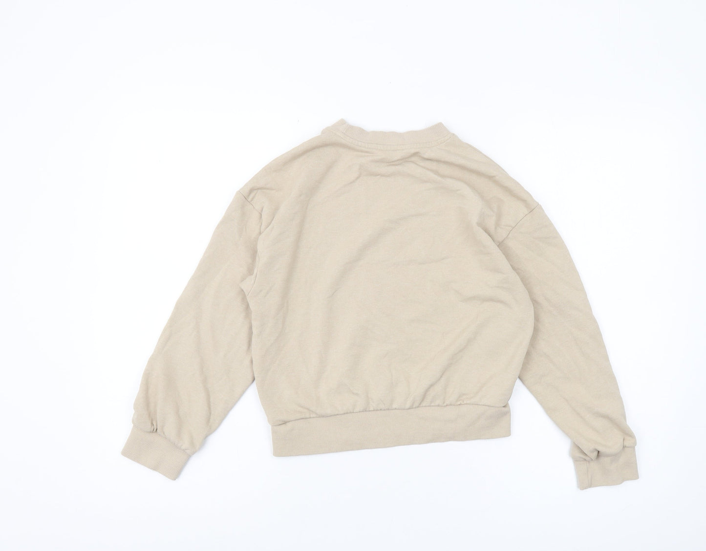 H&M Girls Beige Hogwarts Sweatshirt, Size 9-10