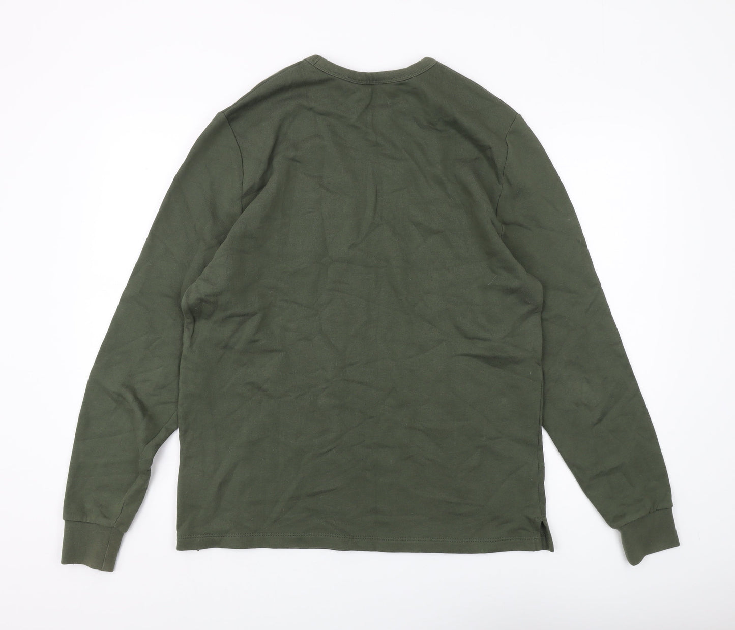 Mens UK Size M ASOS Green Pullover Sweatshirt