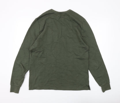 Mens UK Size M ASOS Green Pullover Sweatshirt