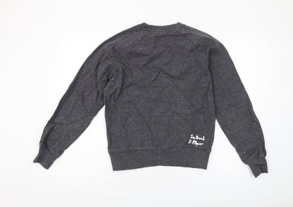 Mens UK Size S Earth Positive Grey Pullover Sweatshirt