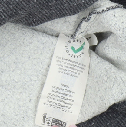 Mens UK Size S Earth Positive Grey Pullover Sweatshirt