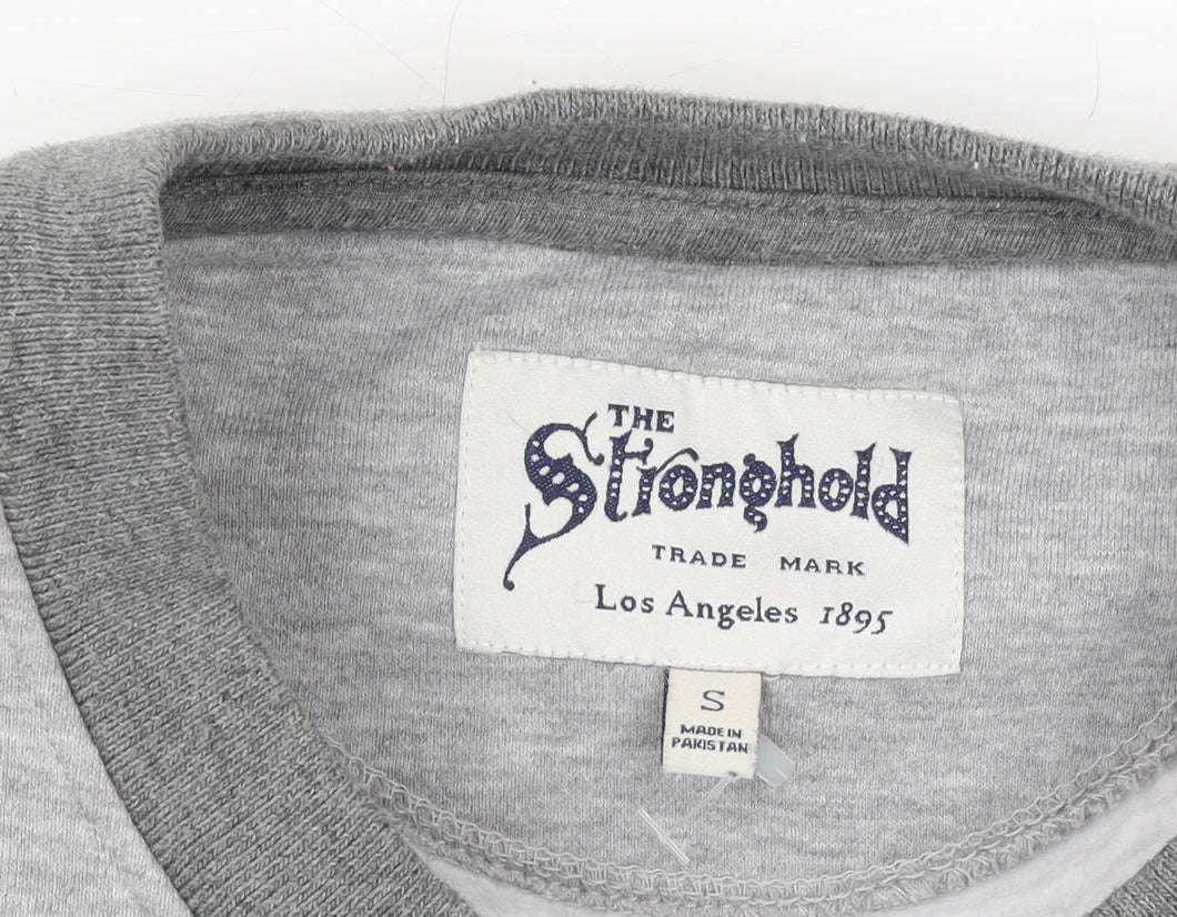 The Stronghold Men's Grey Pullover Sweatshirt - Size S