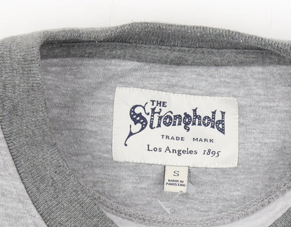 The Stronghold Men's Grey Pullover Sweatshirt - Size S