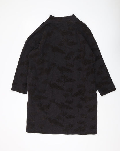 White Stuff Women's Black Size 14 Floral Dress