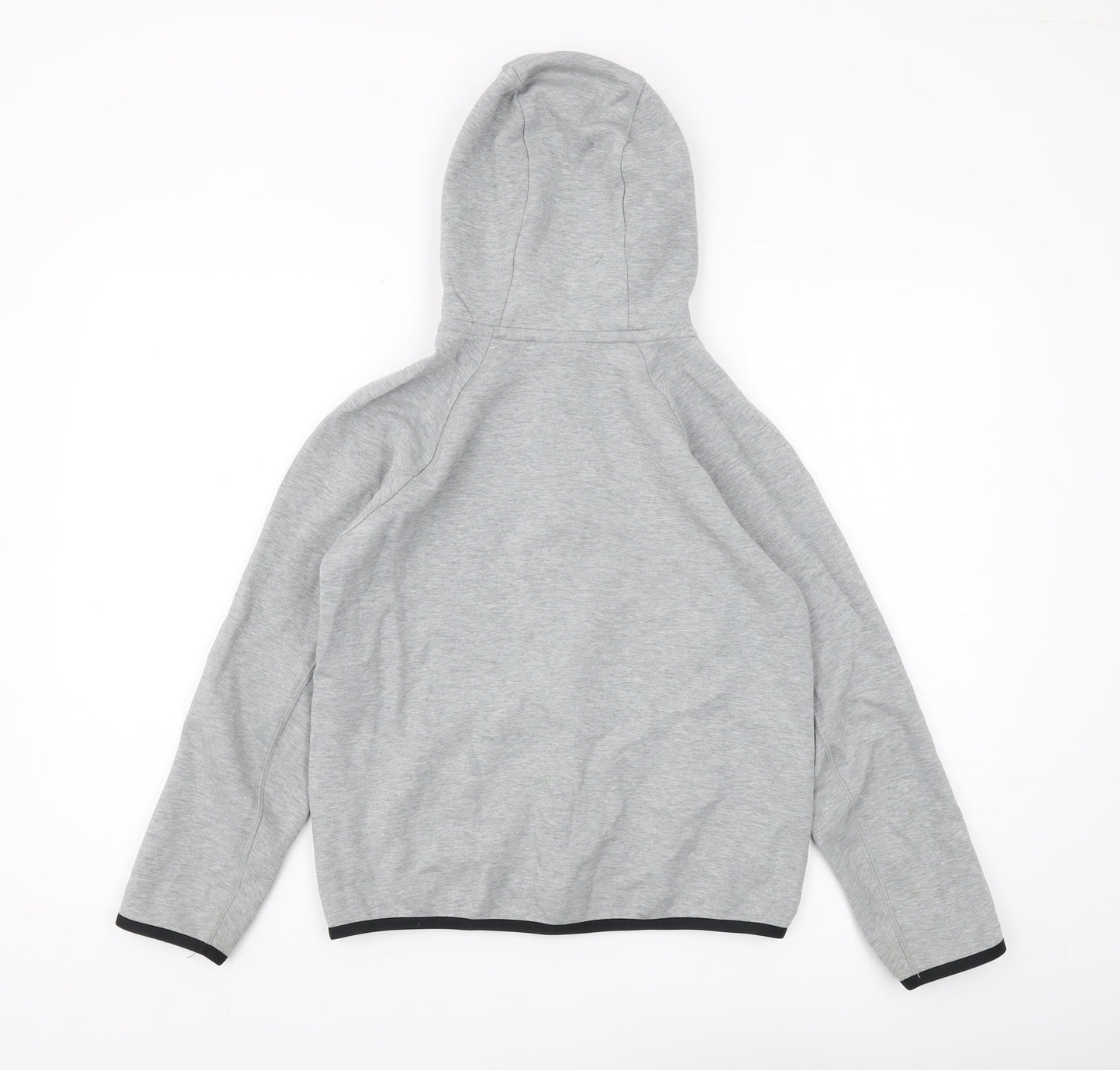 Nike Boys Grey Full Zip Hoodie - Size L, Activewear Essential