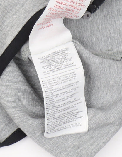 Nike Boys Grey Full Zip Hoodie - Size L, Activewear Essential
