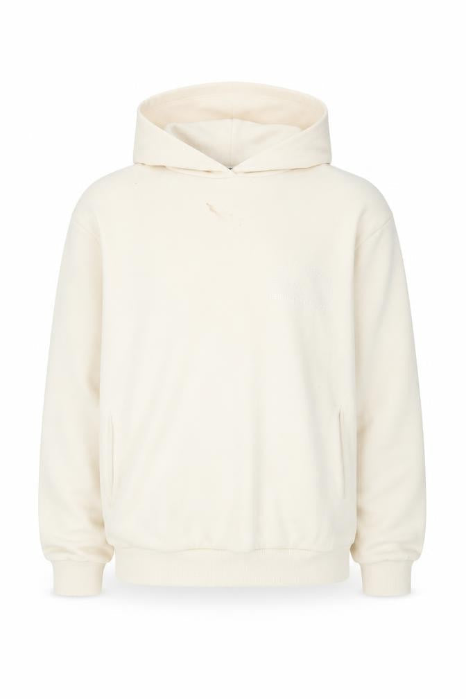 Mens UK Size M ellesse Beige Pullover Hoodie