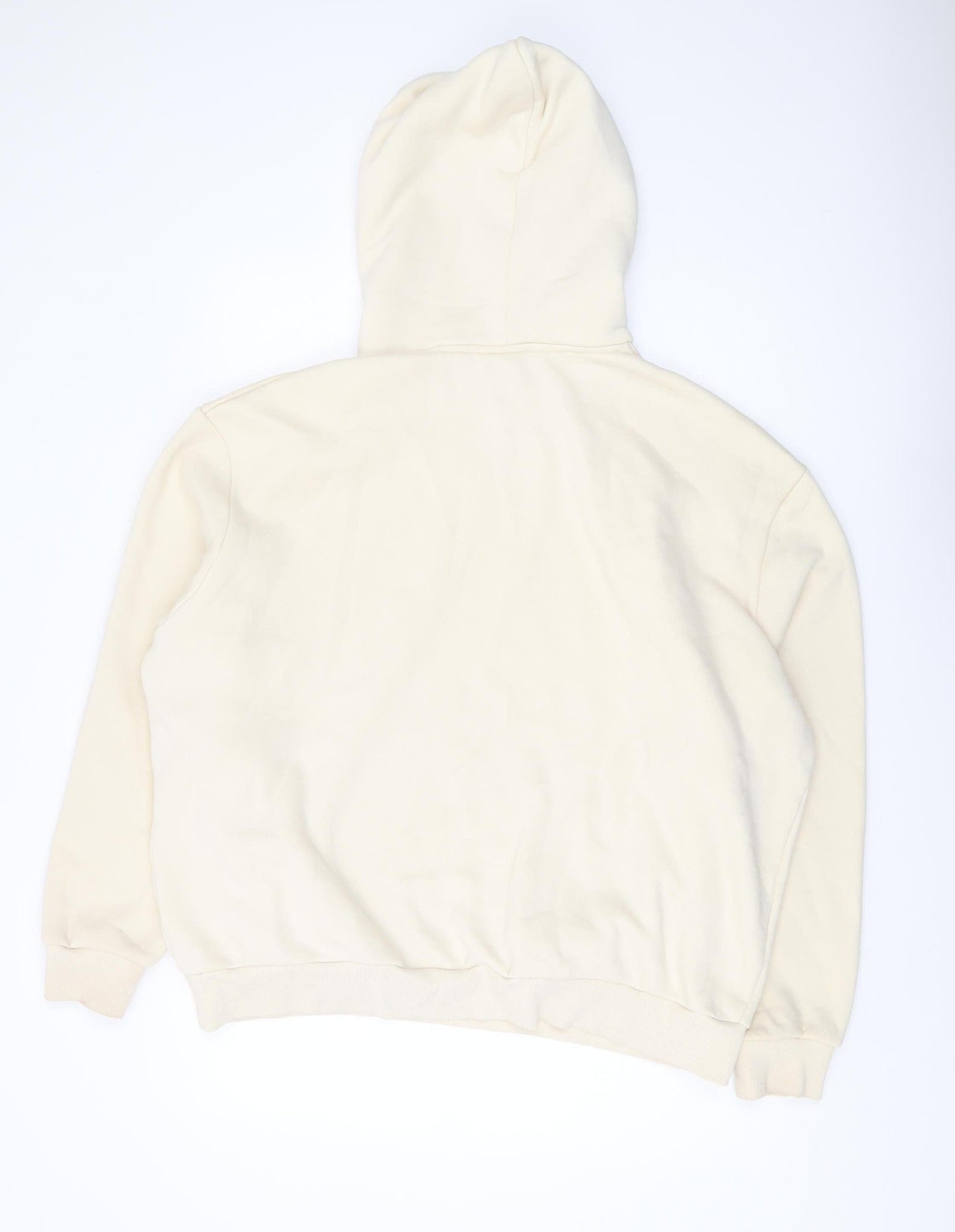 Mens UK Size M ellesse Beige Pullover Hoodie