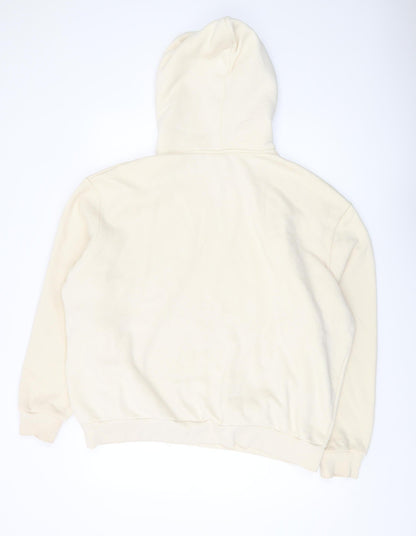 Mens UK Size M ellesse Beige Pullover Hoodie