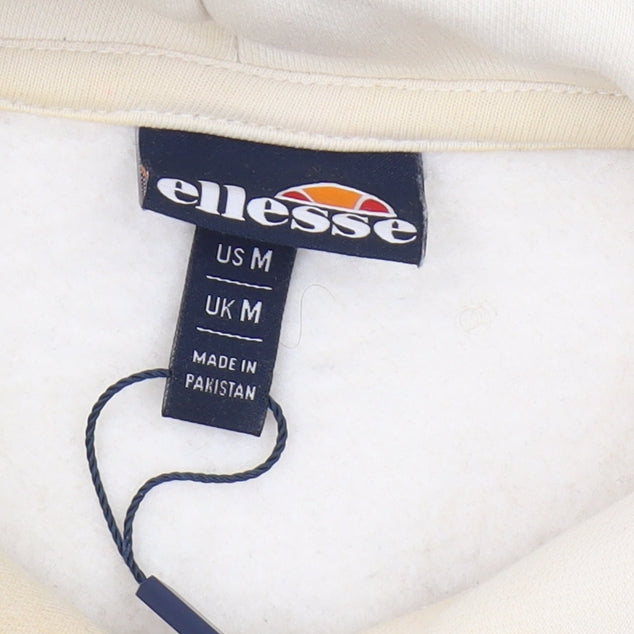 Mens UK Size M ellesse Beige Pullover Hoodie