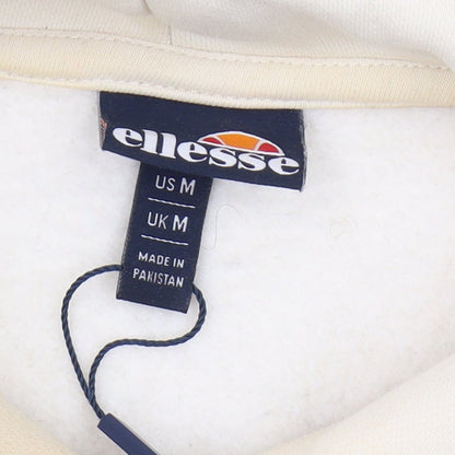 Mens UK Size M ellesse Beige Pullover Hoodie