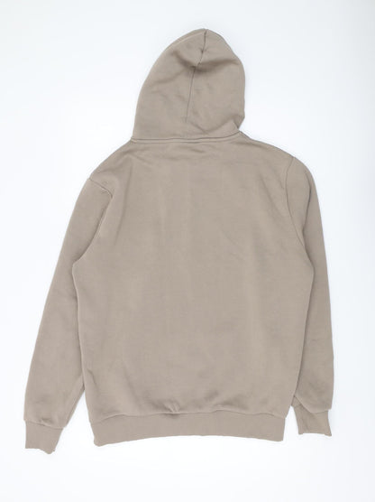 Mens UK Size L Closure London Beige Pullover Hoodie