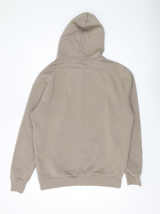 Mens UK Size L Closure London Beige Pullover Hoodie
