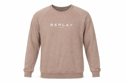 Mens UK Size M Replay Brown Pullover Sweatshirt